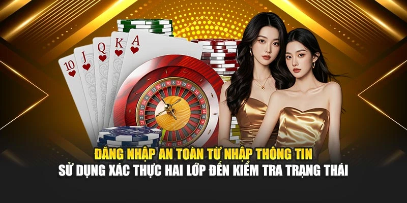 Đăng nhập an toàn từ nhập thông tin sử dụng xác thực hai lớp đến kiểm tra trạng thái